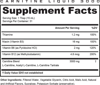 Liquid Carnitine 3000
